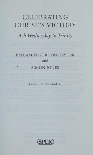 Cover for Celebrating Christ's victory