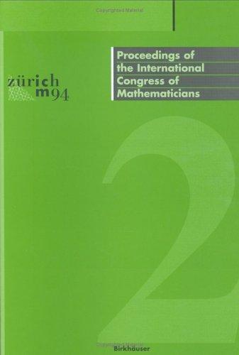 Cover for Proceedings of the International Congress of Mathematicians