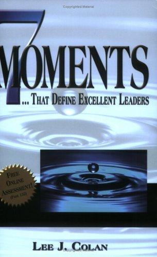 Cover for 7 Moments that Define Excellent Leaders