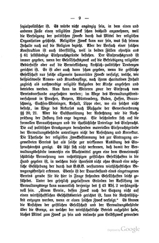 Cover for Die errichtung von handelsgesellschaften durch religiose.