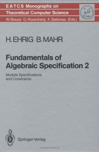 Cover for Fundamentals of Algebraic Specification 2