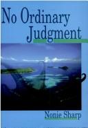 Cover for No ordinary judgment