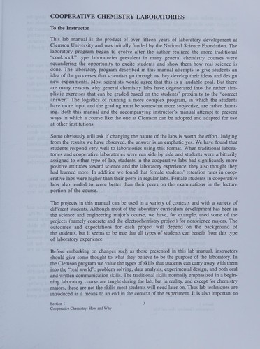 Cover for Cooperative Chemistry Laboratory Manual