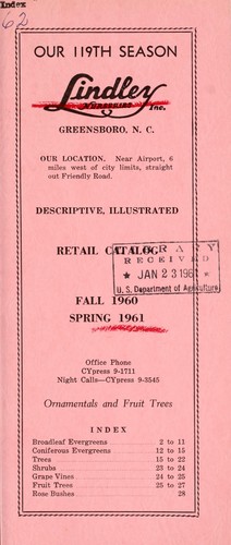 Cover for Descriptive, illustrated retail catalog