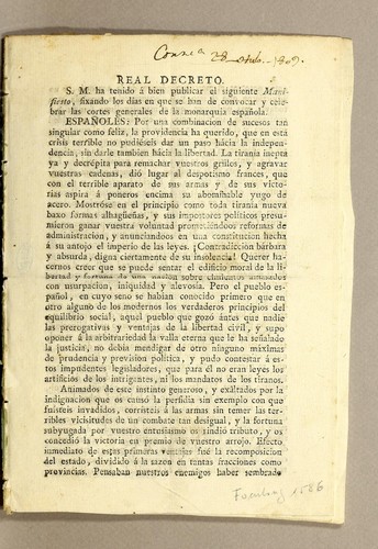 Cover for Real decreto