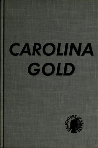 Cover for Carolina gold