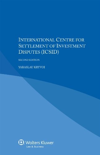 Cover for International Centre for Settlement of Investment Disputes (ICSID)