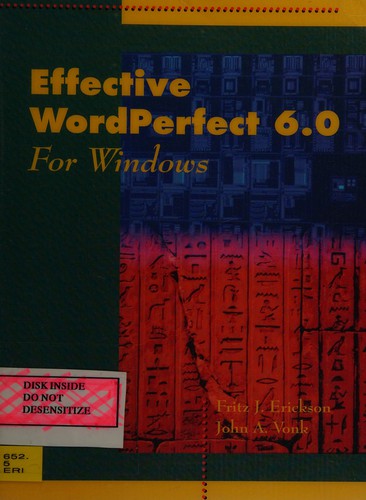 Cover for Effective WordPerfect 6.0 for Windows