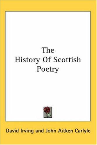 Cover for The History Of Scottish Poetry