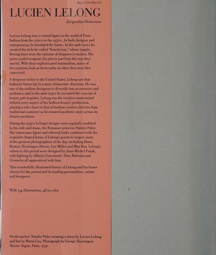 Cover for Lucien Lelong