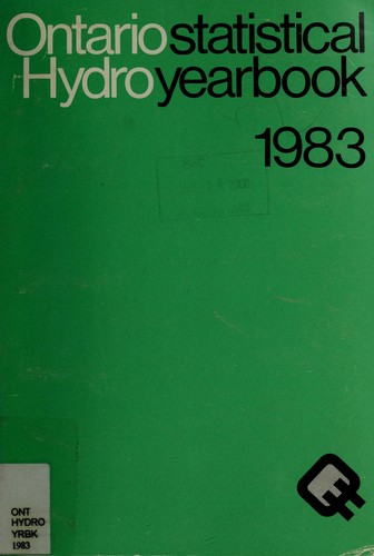 Cover for ONTARIO HYDRO STATISTICAL YEARBOOK