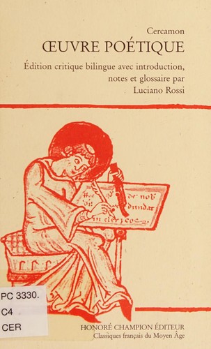 Cover for Oeuvre poétique