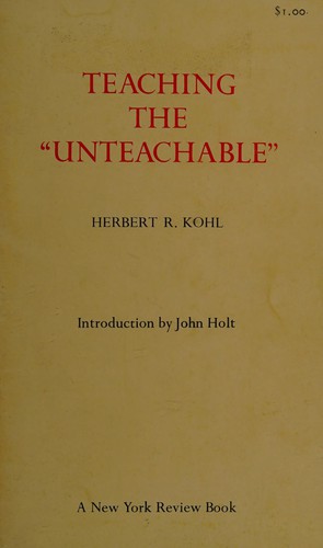 Cover for Teaching the unteachable