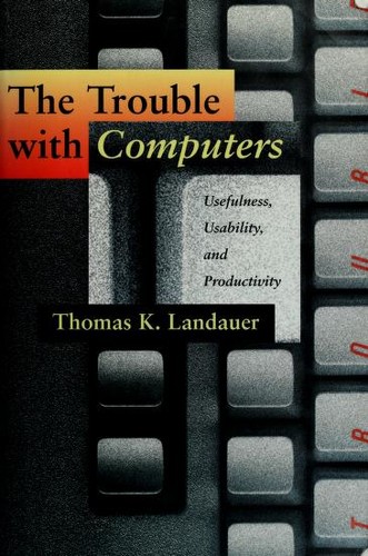 Cover for The trouble with computers