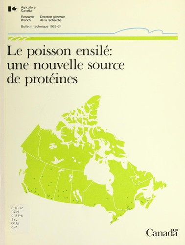 Cover for Le poisson ensilé