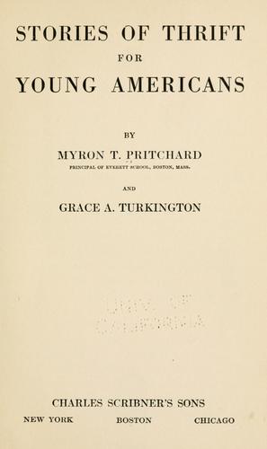 Cover for Stories of thrift for young Americans