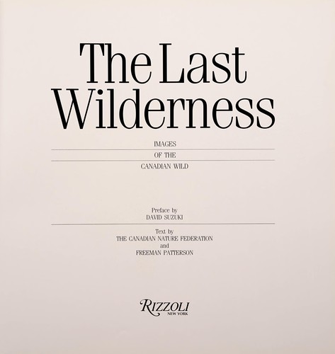 Cover for The Last wilderness
