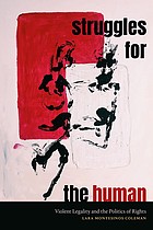Cover for Struggles for the Human