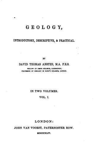 Cover for Geology, introductory, descriptive, & practical.