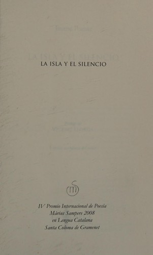 Cover for La isla y el silencio