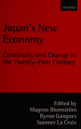 Cover for Japan's new economy