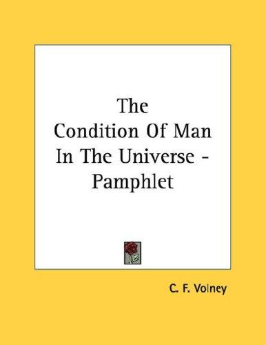 Cover for The Condition Of Man In The Universe - Pamphlet