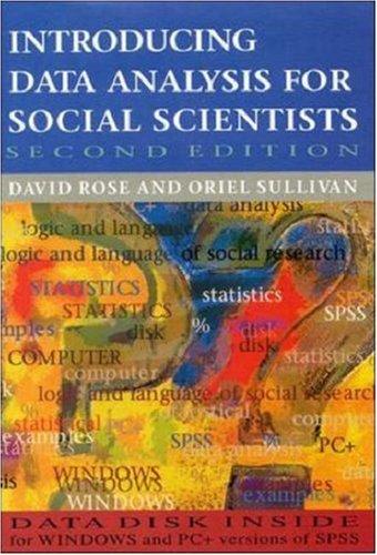 Cover for Introducing data analysis for social scientists