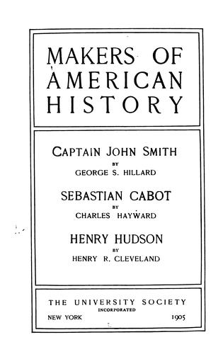 Cover for Makers of American History: Captain John Smith