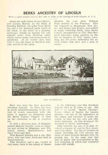 Cover for Lincoln Centenary in the public schools of Berks County, Pa