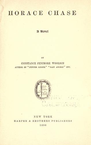 Cover for Horace Chase