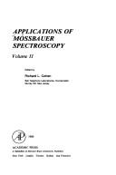 Cover for Applications of Mossbauer Spectroscopy