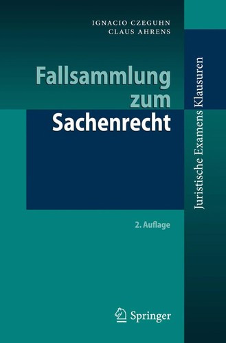 Cover for Fallsammlung zum Sachenrecht