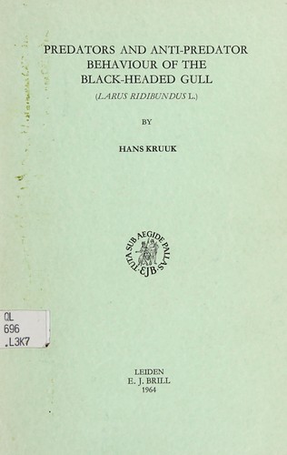 Cover for Predators and anti-predator behaviour of the black-headed gull (Larus ridibundus L.)