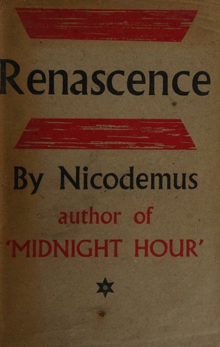 Cover for Renascence. An Essay in Faith.