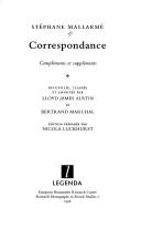 Cover for Correspondance