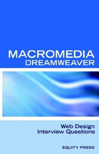 Cover for Adobe Dreamweaver Web Design Interview Questions