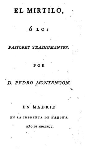 Cover for El Mirtilo