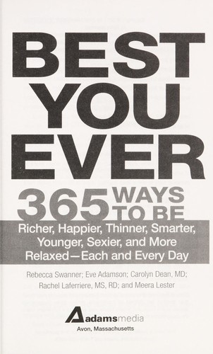 Cover for Best you ever