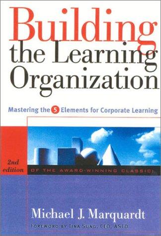 Cover for Building the learning organization