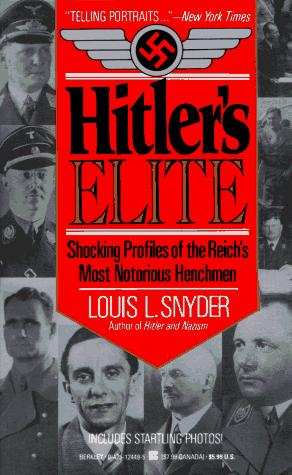 Cover for Hitler's Elite