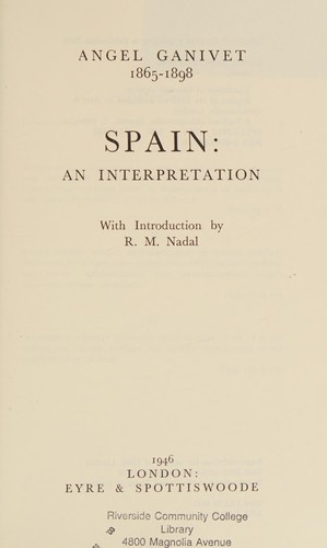 Cover for Spain