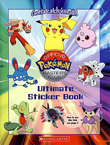 Cover for Official Pokemon Master's Club Ultimate Sticker Book
