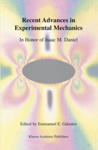 Cover for Recent Advances in Experimental Mechanics