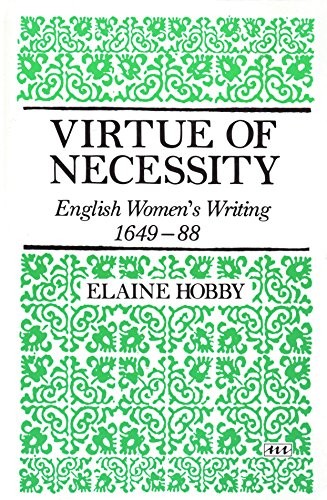 Cover for Virtue of necessity
