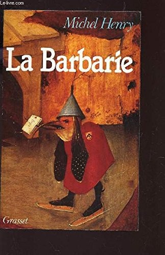 Cover for La barbarie
