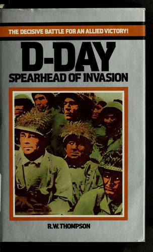 Cover for D-Day: spearhead of invasion