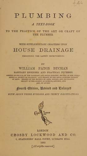 Cover for Plumbing