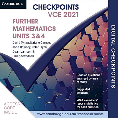 Cover for Cambridge Checkpoints VCE Further Mathematics Units 3&4 2021 Digital Card