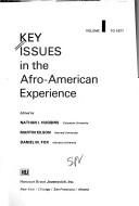 Cover for Key Issues in the Afro-American Experience, Volume I to 1877 (Key Issues in the Afro-American Experience)