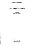 Cover for David Palterer
